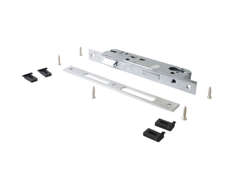 Замок ELEMENTIS ригель с защелкой, ответная планка, 4 подкладки, 24-92/35/8. Рис. 1 Замок ELEMENTIS ригель с защелкой, ответная планка, 4 подкладки, 24-92/35/8. Рис. 1