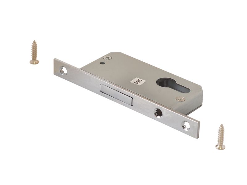 Замок однозапорный с ригелем без защёлки Elementis 1150/F16/35/8. Рис. 1