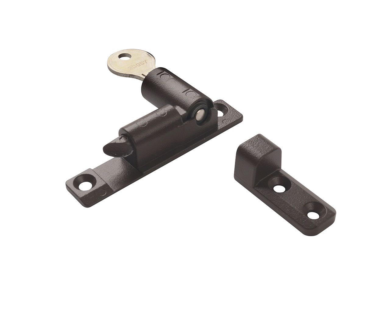 Замок с ключом корич. (с отв. планкой). Рис. 1 Замок с ключом корич. (с отв. планкой). Рис. 1