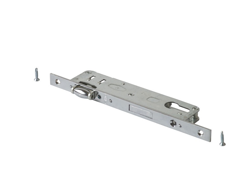 Замок однозапорный с ригелем и роликовой защёлкой 16/25/240. Рис. 1 Замок однозапорный с ригелем и роликовой защёлкой 16/25/240. Рис. 1