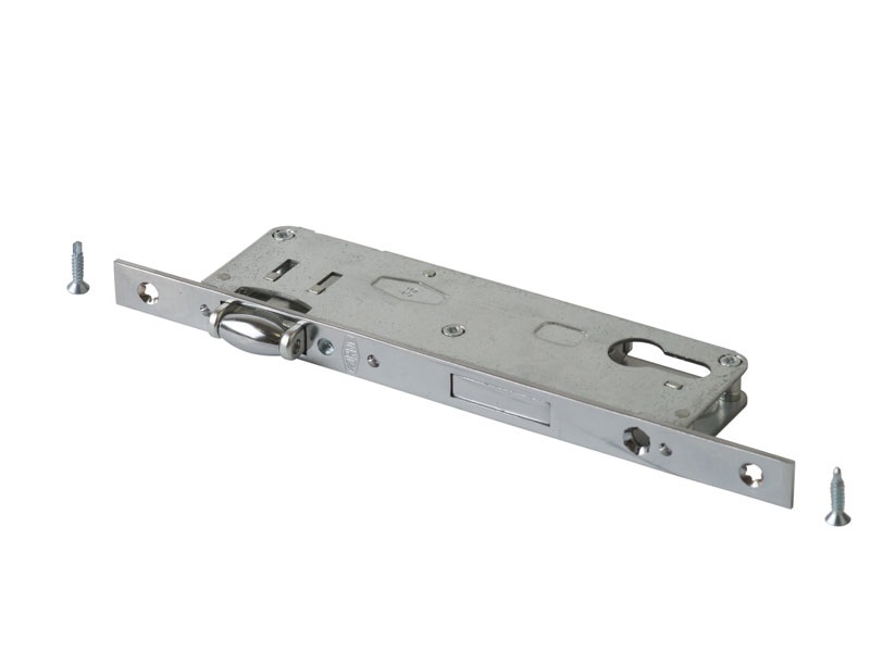 Замок однозапорный с ригелем и роликовой защёлкой 16/35/240