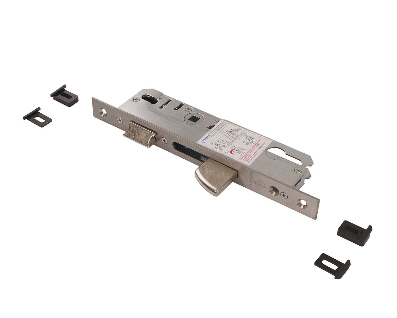 Замок врезной с выпадающим ригелем, защелка, 35/22х2.5/85. Рис. 1