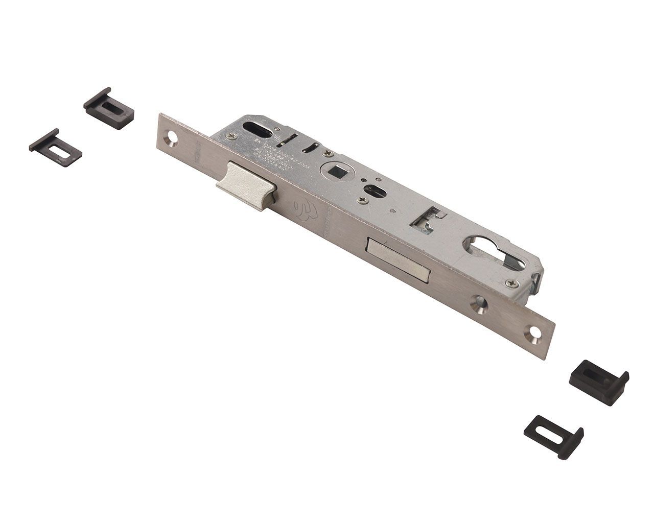 Замок врезной, защелка, 29.5/22х2.5/85. Рис. 1