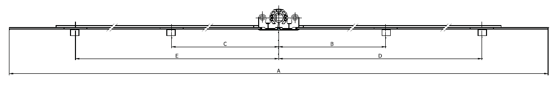 Запор поворотный 900-1200 мм. (3 цапфы) Elementis 2. Рис. 2
