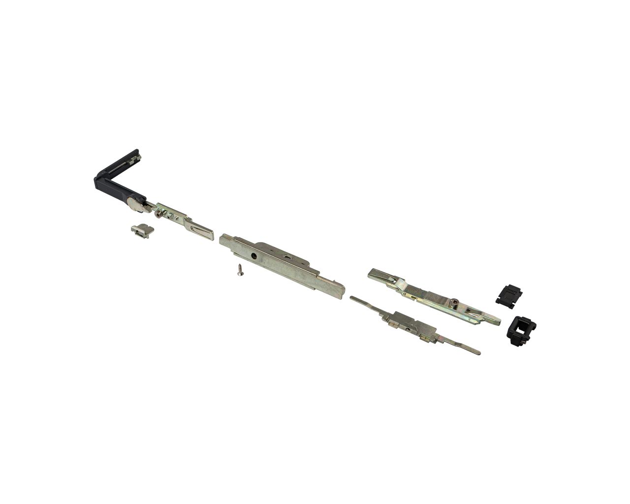 Запорные части + приемный комплект под ручку с квадратных штифтом для поворотно-откидного окна. Рис. 1