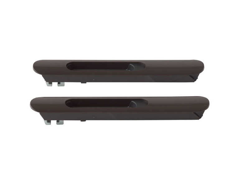 Защёлка PROVEDAL со скрытым монтажом 3 части RAL8017 (темно-коричневый) с черной ползушкой. Рис. 3