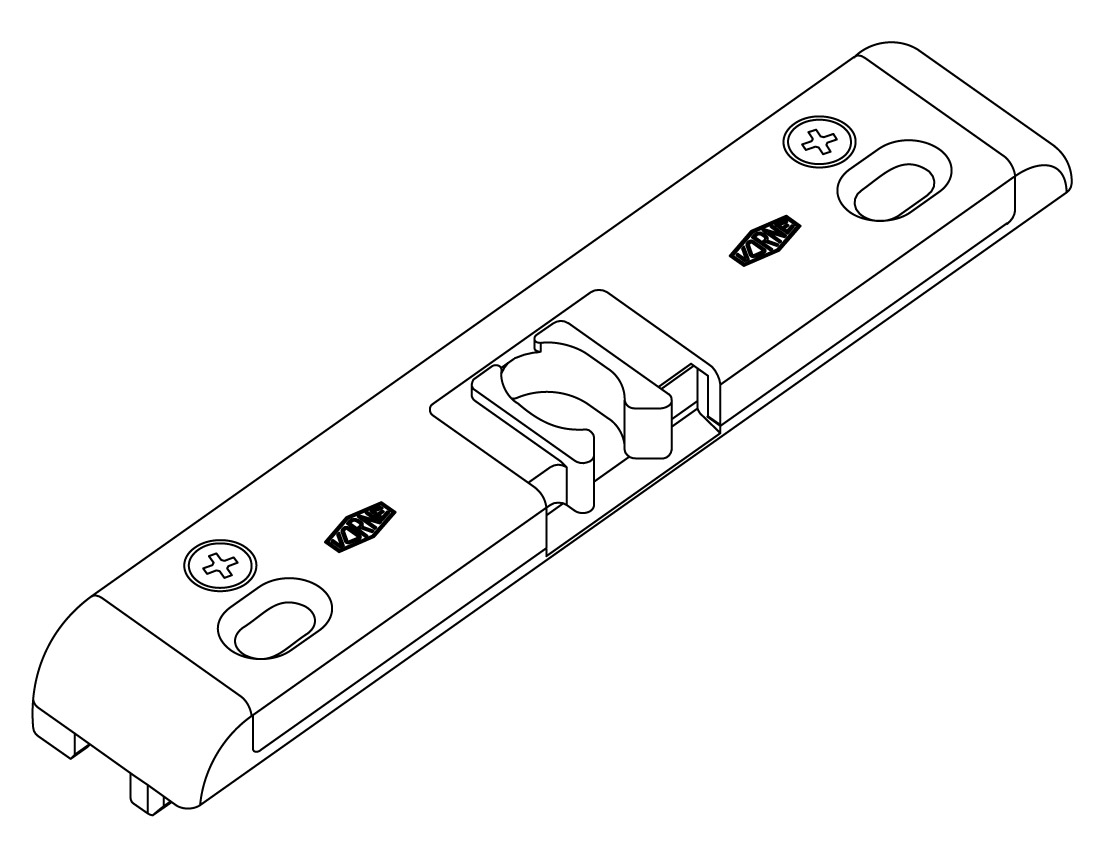 Защелка балконная 13 мм (Thyssen) (без ответной части). Рис. 2 Защелка балконная 13 мм (Thyssen) (без ответной части). Рис. 2