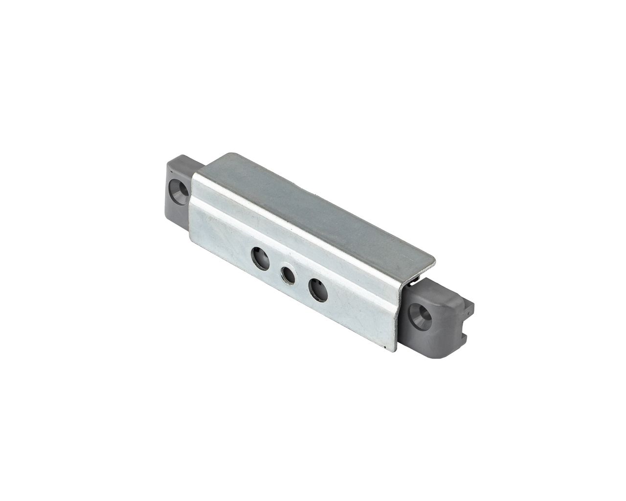 Защелка балконная магнитная Elementis, с логотипом "Штандарт" (2 части), 13мм, серый. Рис. 1 Защелка балконная магнитная Elementis, с логотипом "Штандарт" (2 части), 13мм, серый. Рис. 1