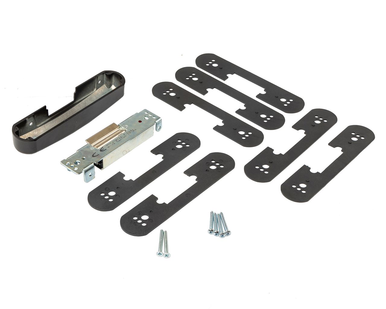 Защелка электромеханическая НЗ для накладной антипаники, с механической разблокировкой, 8-14V ac/dc, черная. Рис. 3