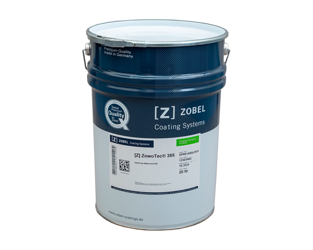 Zowo-tec 385 Изолирующее белое промежуточное покрытие , н.у.-20л