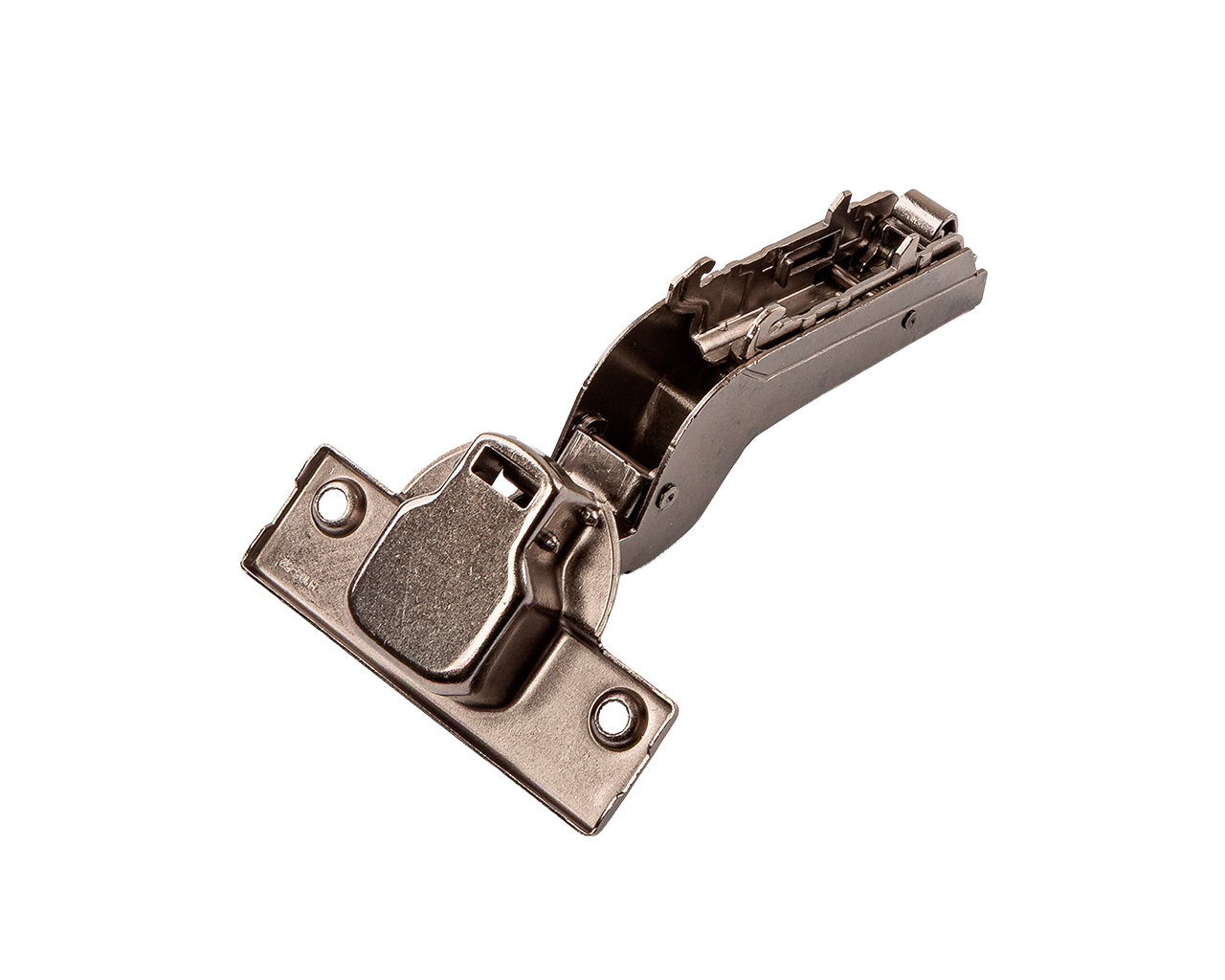 Петля для вкладных дверей Alphalux Titan Clip-On, без пружины, угол открывания 100°, 52 мм, чашка 35 мм, титан. Рис. 2