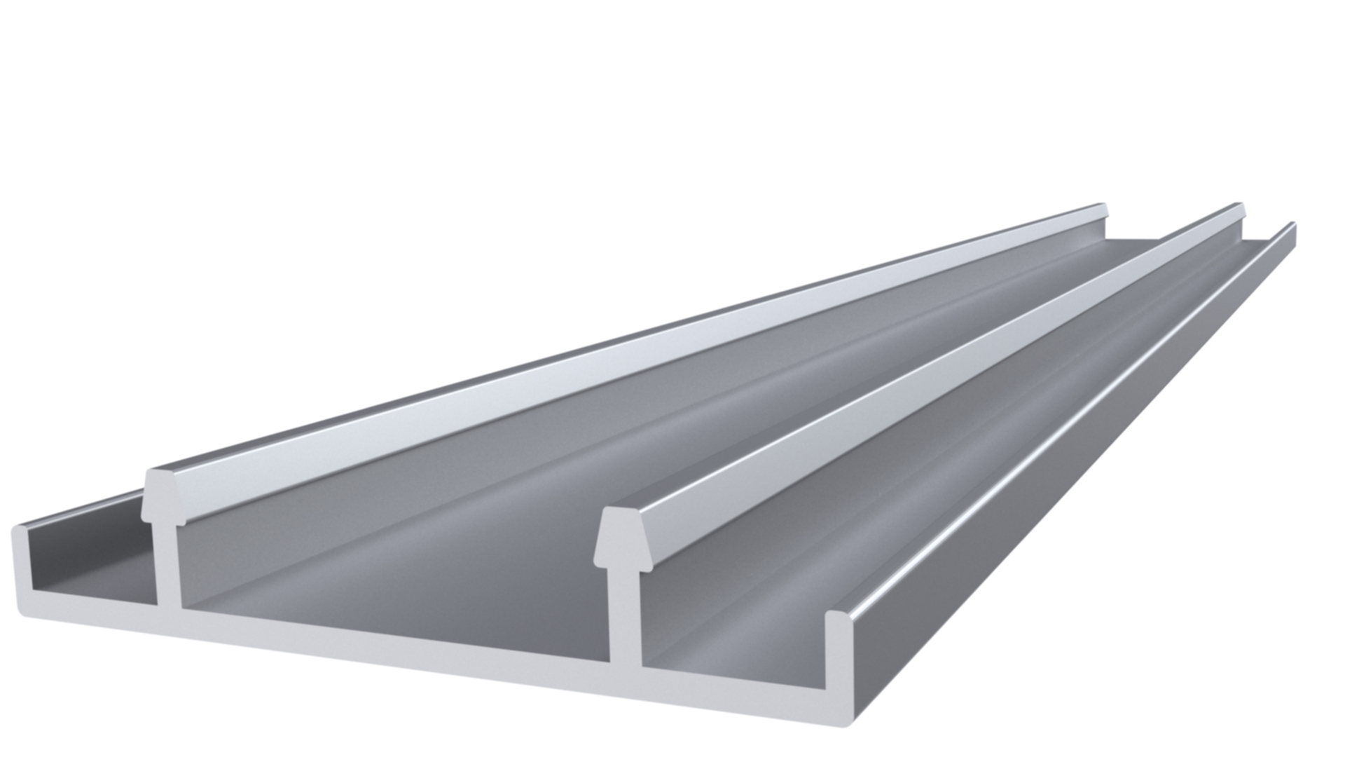 Профиль кромка дверного полотна, алюминий, L=6100 мм, серебро