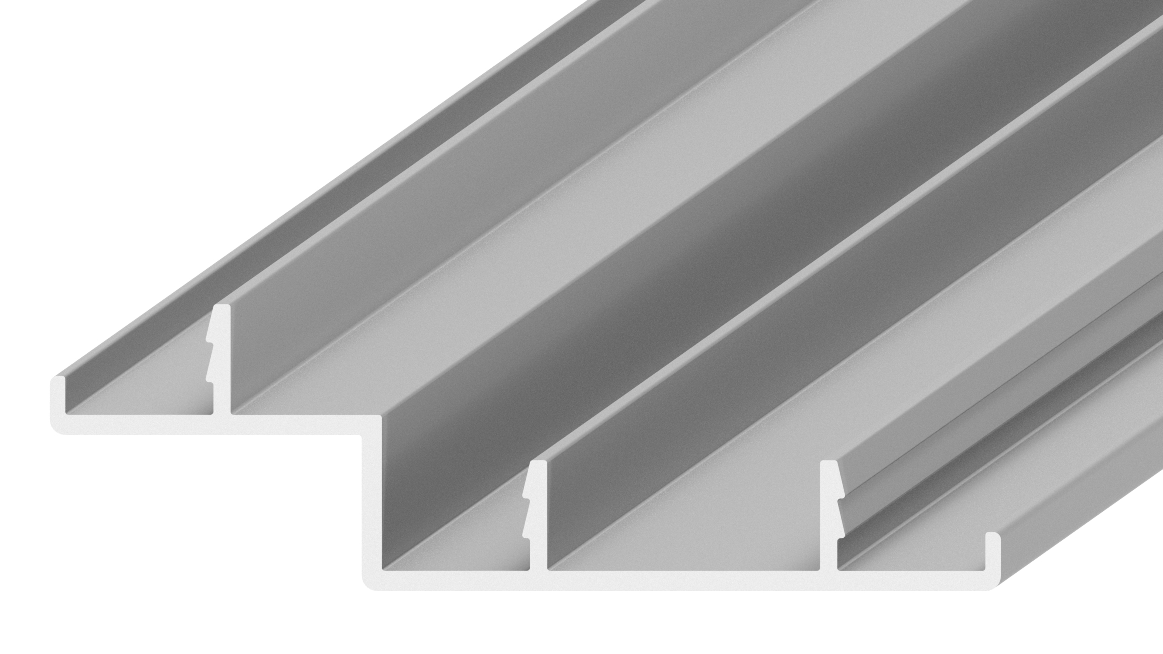 Профиль кромка дверного полотна, алюминий, L=6100 мм, серебро. Рис. 1 Профиль кромка дверного полотна, алюминий, L=6100 мм, серебро. Рис. 1