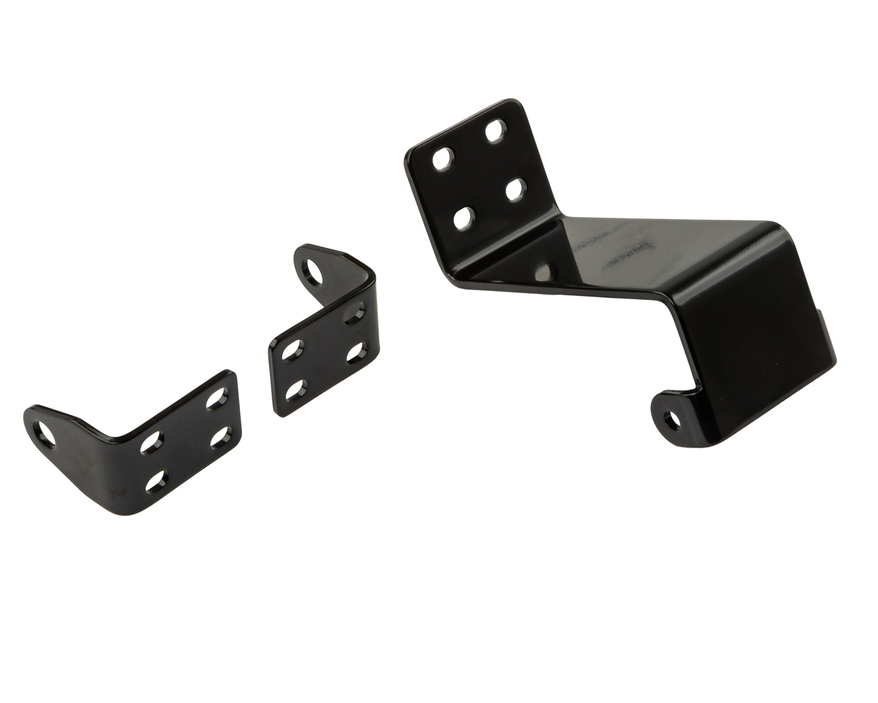 Комплект креплений для монтажа приводов PRO Синхро (нижнеподвесное, внутрь), черный. Рис. 2