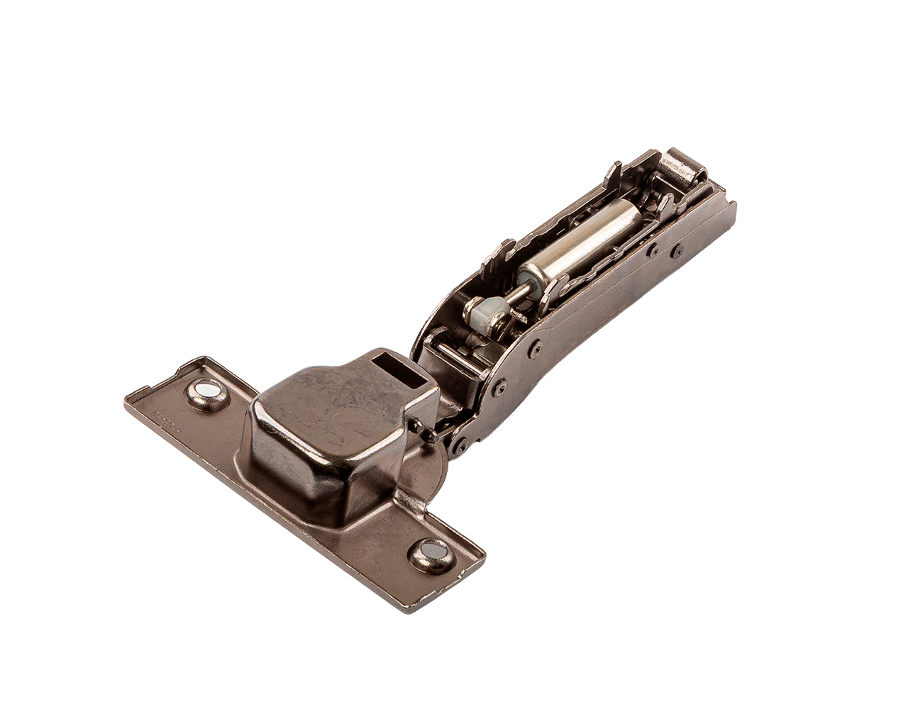 Петля для смежных дверей Alphalux Titan Clip-On, Soft-Close, угол открывания 100°, 52 мм, чашка 35 мм, титан. Рис. 2