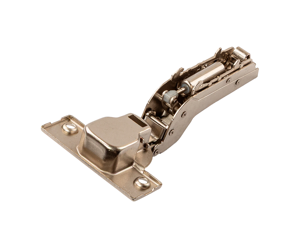 Петля для Владных дверей Alphalux Clip-On, Soft-Close, угол открывания 100°, 48 мм, чашка 35 мм, никель. Рис. 2