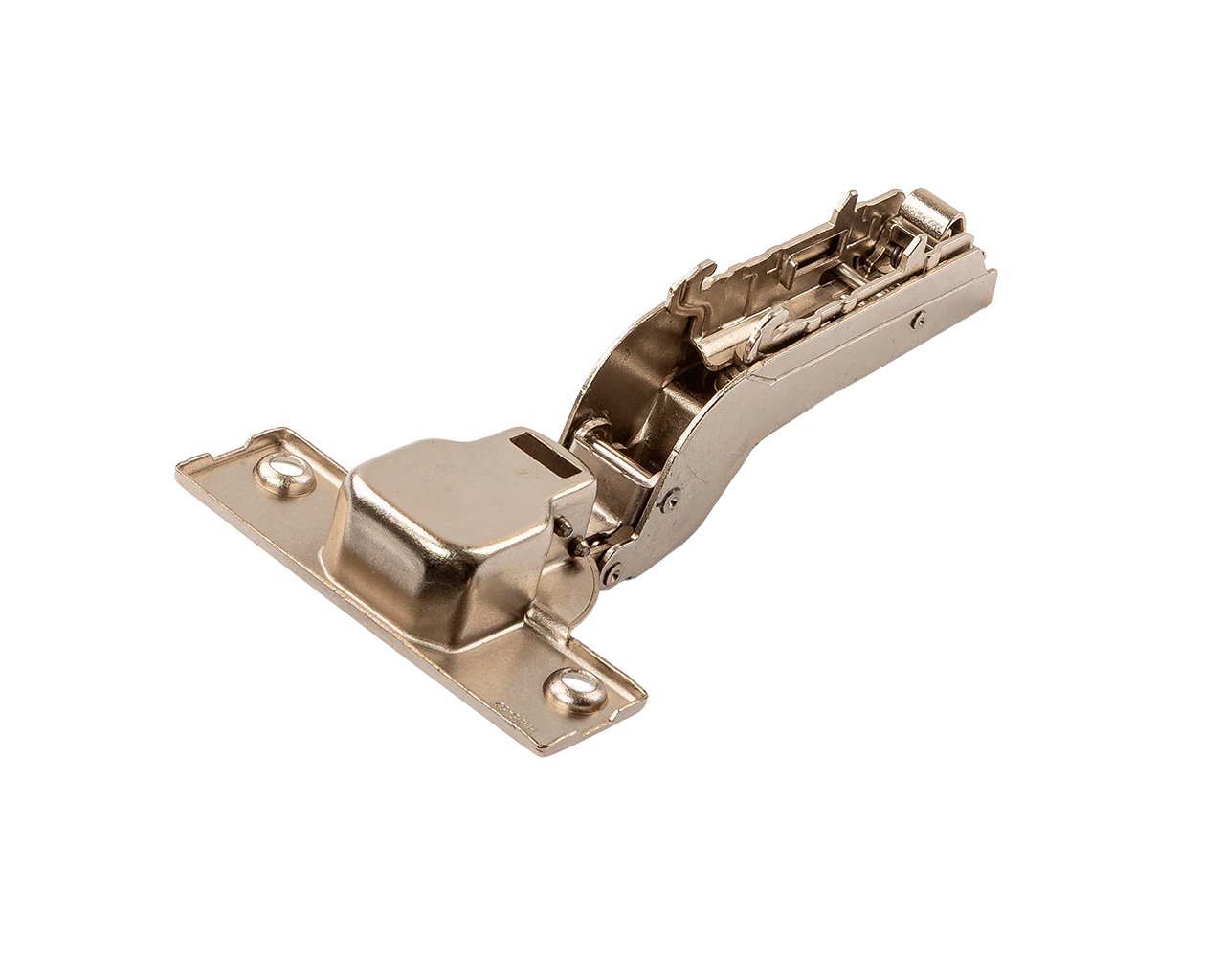 Петля для Вкладных дверей Alphalux Clip-On, without damper, угол открывания 100°, 52 мм, чашка 35 мм, никель. Рис. 2