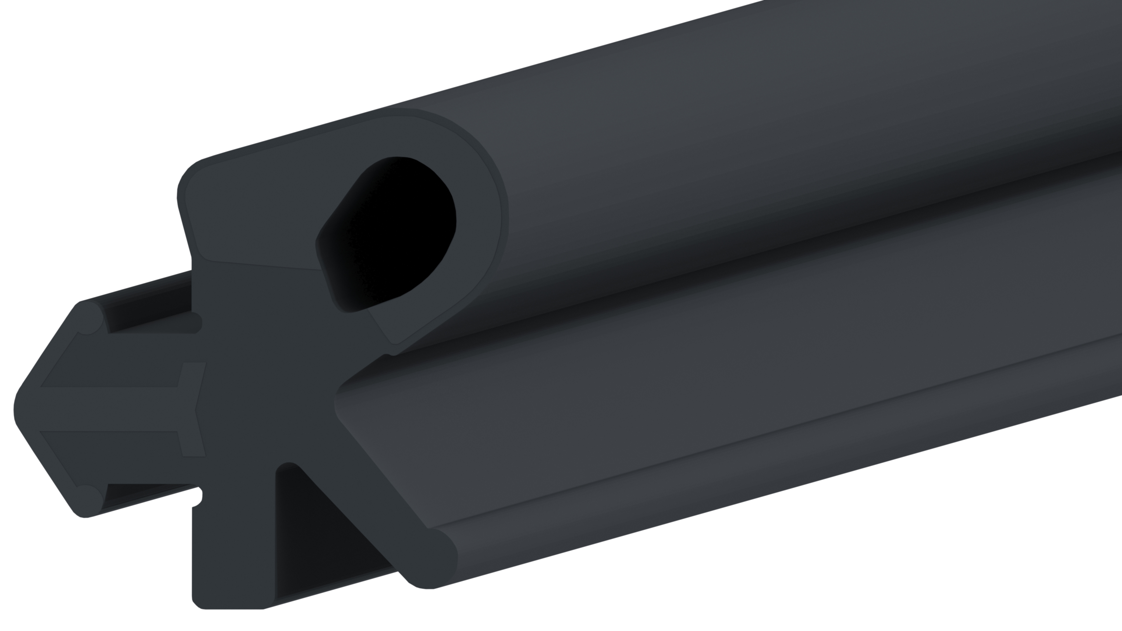 Уплотнитель для дерево-алюминиевых окон DEVENTER, ТЭП, графитовый серый RAL 7024. Рис. 1 Уплотнитель для дерево-алюминиевых окон DEVENTER, ТЭП, графитовый серый RAL 7024. Рис. 1