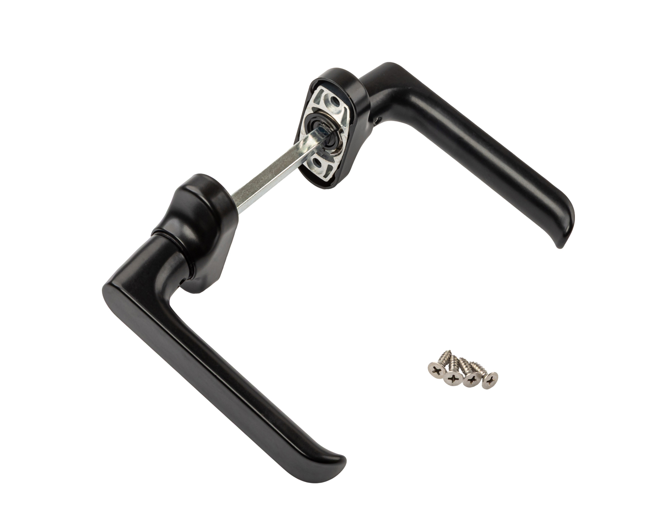 Гарнитур нажимной раздельный Stublina, 30 черный RAL9005 (для профиля 50-60 мм). Рис. 1