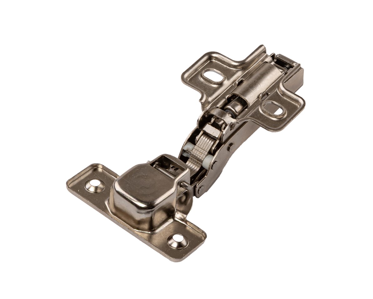 Петля смежная Clip-On с доводчиком, 84 гр, с монтажной планкой H=2 мм в сборе, под саморез, 45 мм, 35 мм чашка. Рис. 2