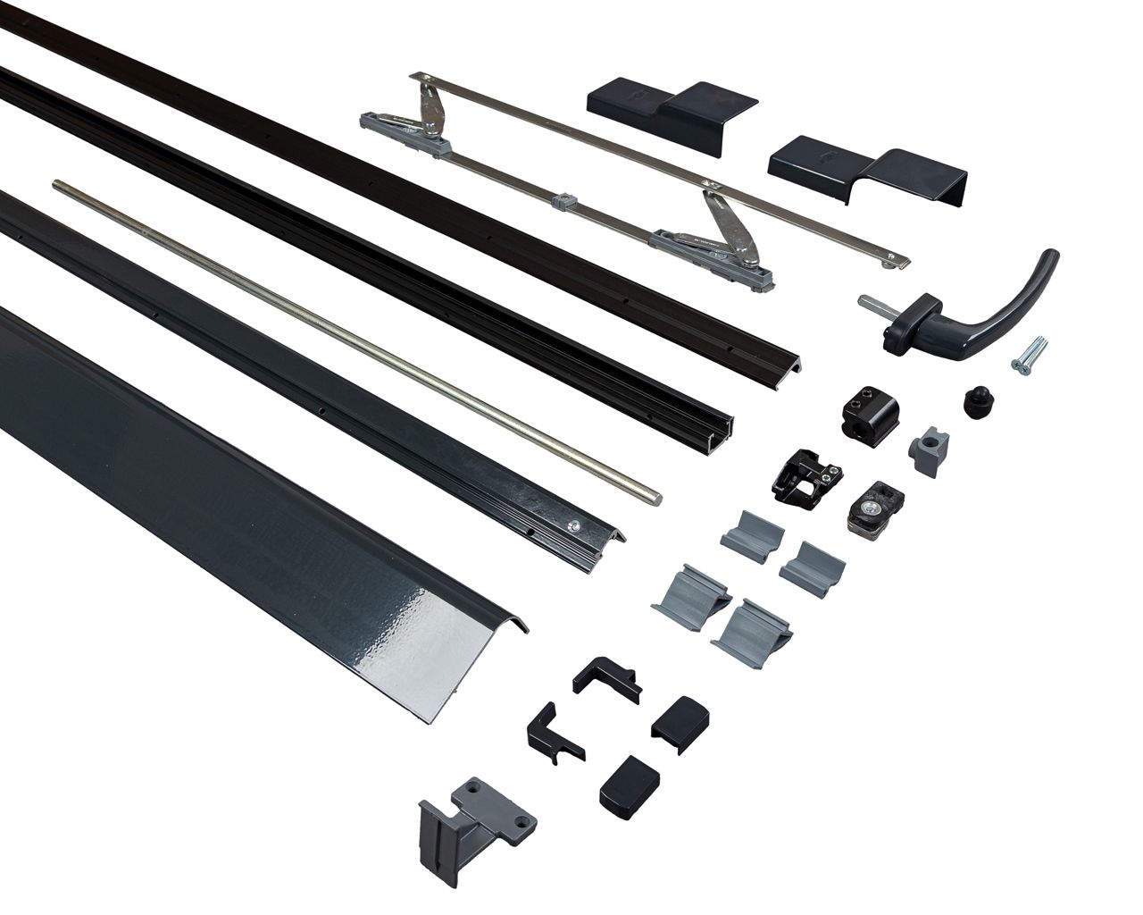 Комплект направляющих+ручка PTS-160 кг. 2000мм, антрацит - ШСФ600-900