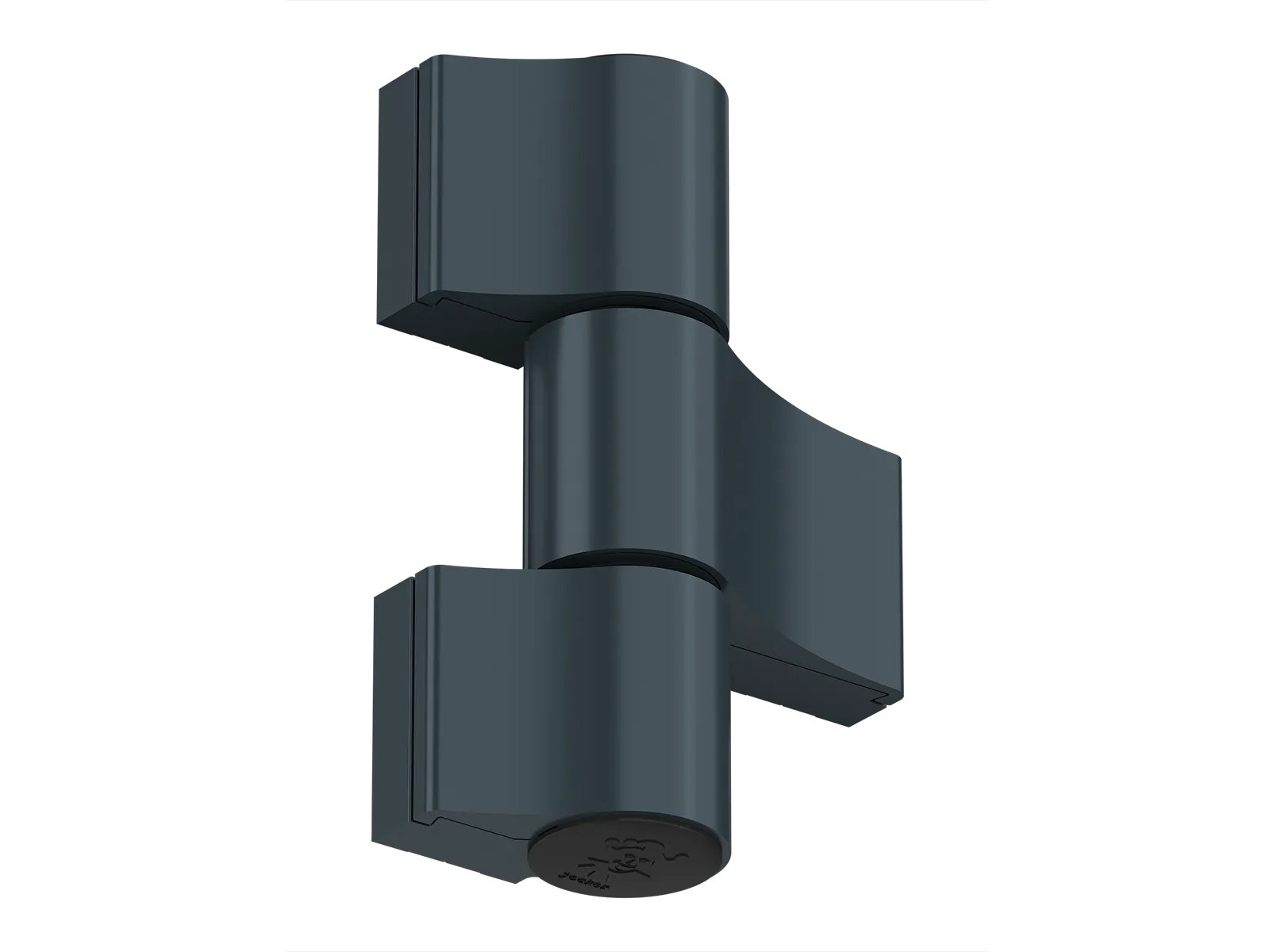 Петля JOCKER ALU 3SK 3-х секционная, межосевое 67, антрацит 7016 матовый. Рис. 1