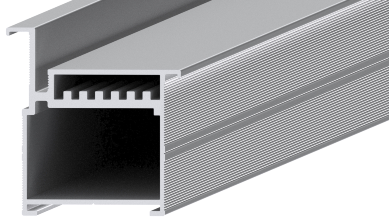 Профиль дверной коробки 4042, алюминий, L=5100 мм, анодированный серебрянный. Рис. 1 Профиль дверной коробки 4042, алюминий, L=5100 мм, анодированный серебрянный. Рис. 1