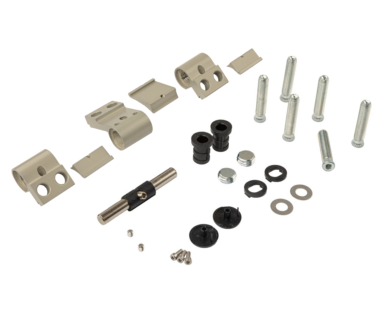 Петля двер. втулочн. ELEMENTIS, 3-х секционная, м/о 63, креп. на тепл. профиль, серебр. RAL9006. Рис. 3