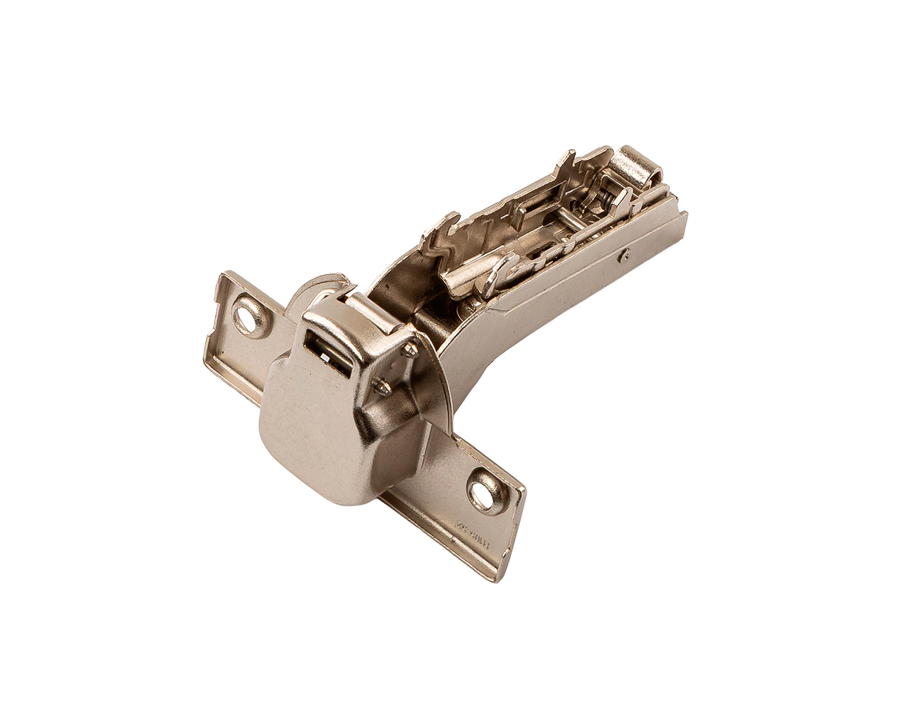 Петля для Вкладных дверей Alphalux Clip-On, without damper, угол открывания 100°, 52 мм, чашка 35 мм, никель. Рис. 3 Петля для Вкладных дверей Alphalux Clip-On, without damper, угол открывания 100°, 52 мм, чашка 35 мм, никель. Рис. 3