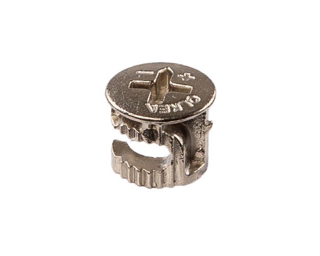 AA15 Эксцентрик OLKEA D11.5x11 мм, для плит 12 мм, цинк, никель. Рис. 3 AA15 Эксцентрик OLKEA D11.5x11 мм, для плит 12 мм, цинк, никель. Рис. 3