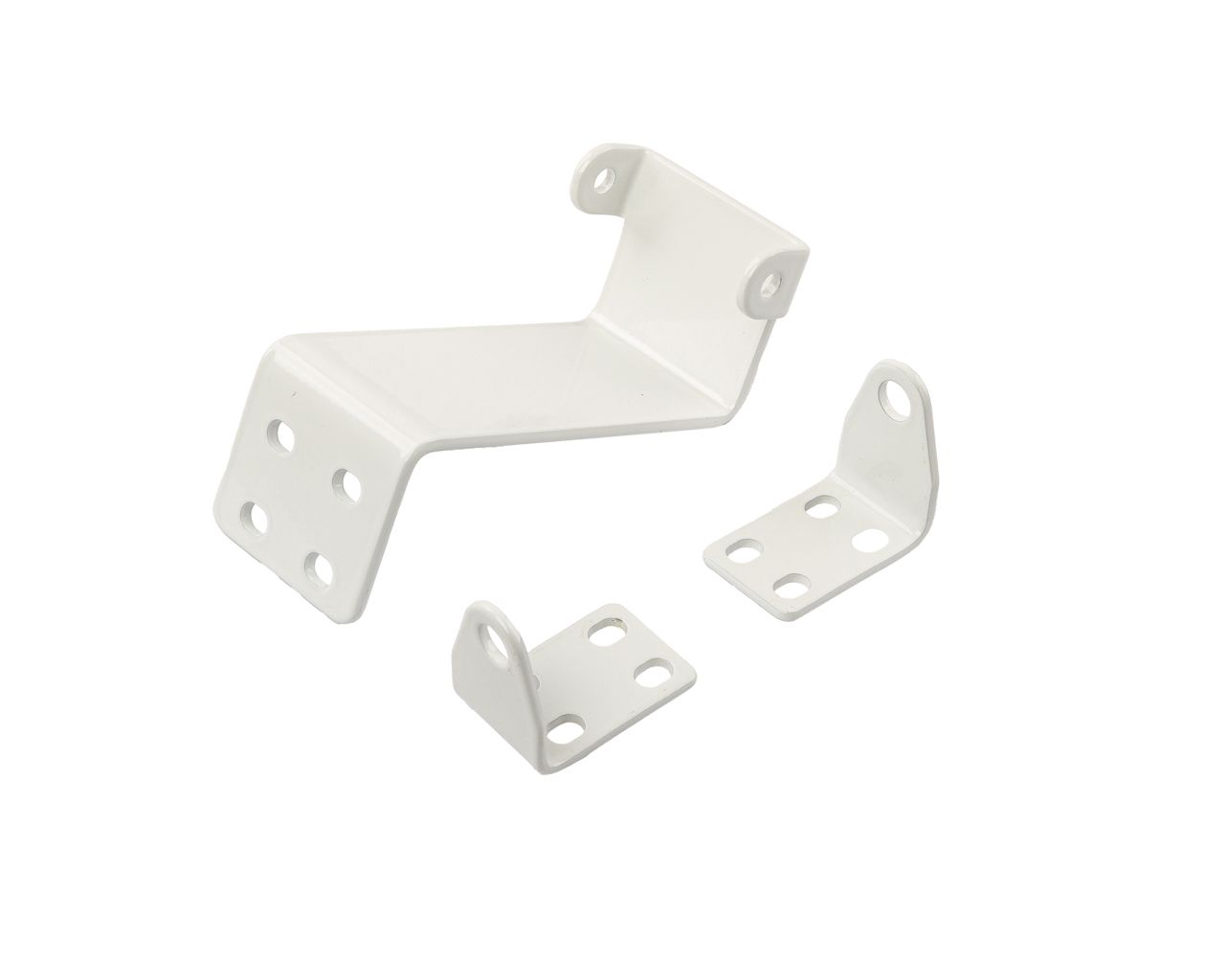 Комплект креплений для монтажа приводов PRO Синхро (нижнеподвесное, внутрь), белый. Рис. 3