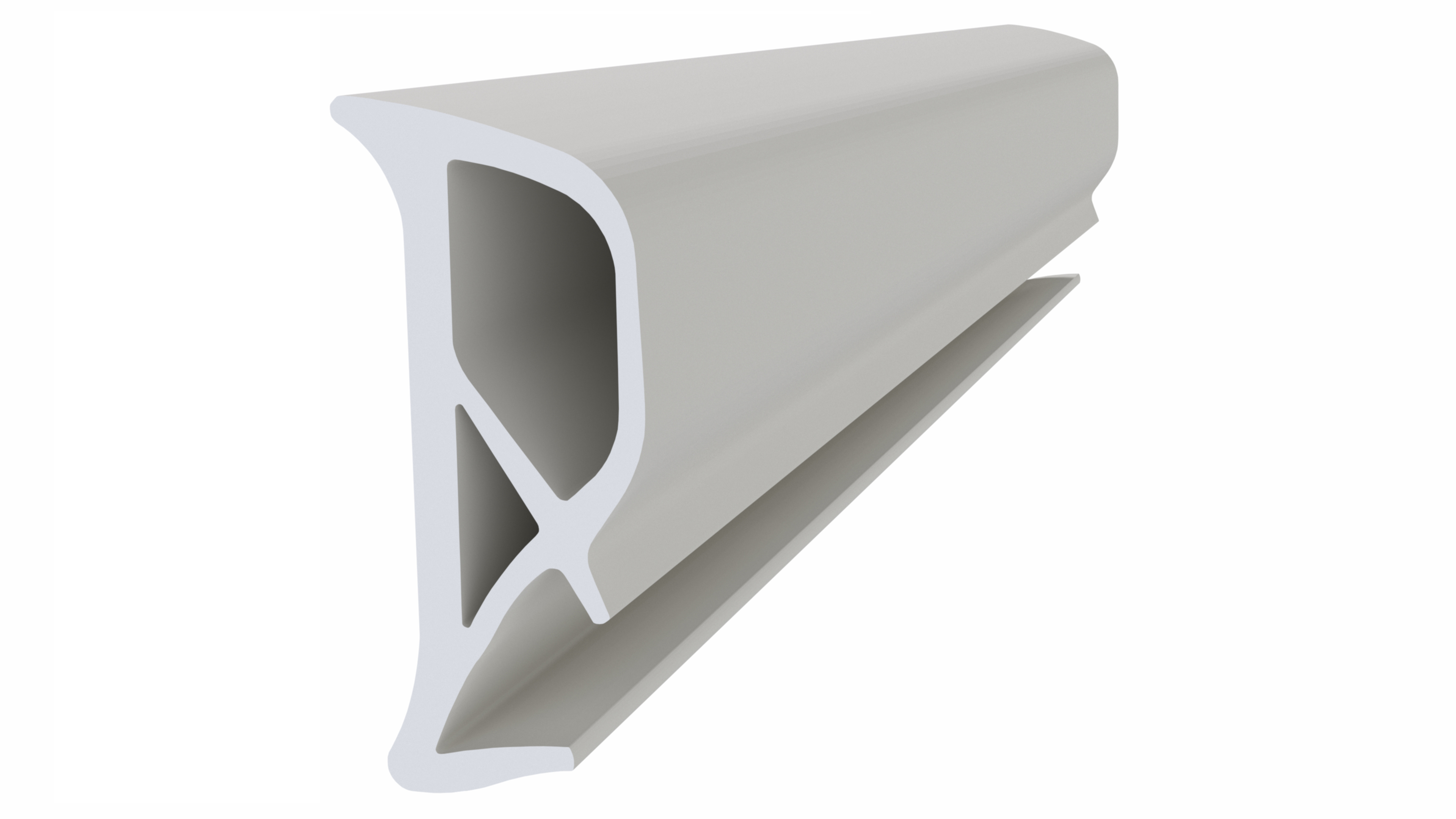 Уплотнитель контурный для межкомнатных дверей ELEMENTIS, ТЭП, бежевый. Рис. 1