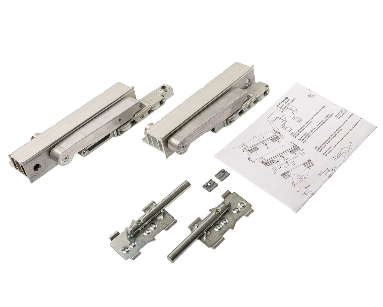 Комплект кареток левый + усилители , PTS 160 кг. Рис. 1 Комплект кареток левый + усилители , PTS 160 кг. Рис. 1