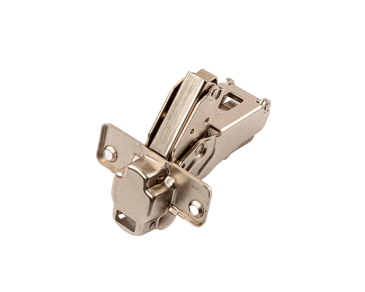 Петля для накладных дверей Alphalux Clip-On, Soft-Close, угол открывания 155°, 52 мм, чашка 35 мм, никель. Рис. 3