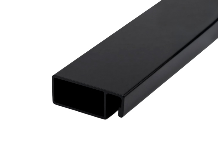 Профиль BAUSET МС-БАЗА 10х25 основной черный матовый, RAL9005 (6,0м). Рис. 1