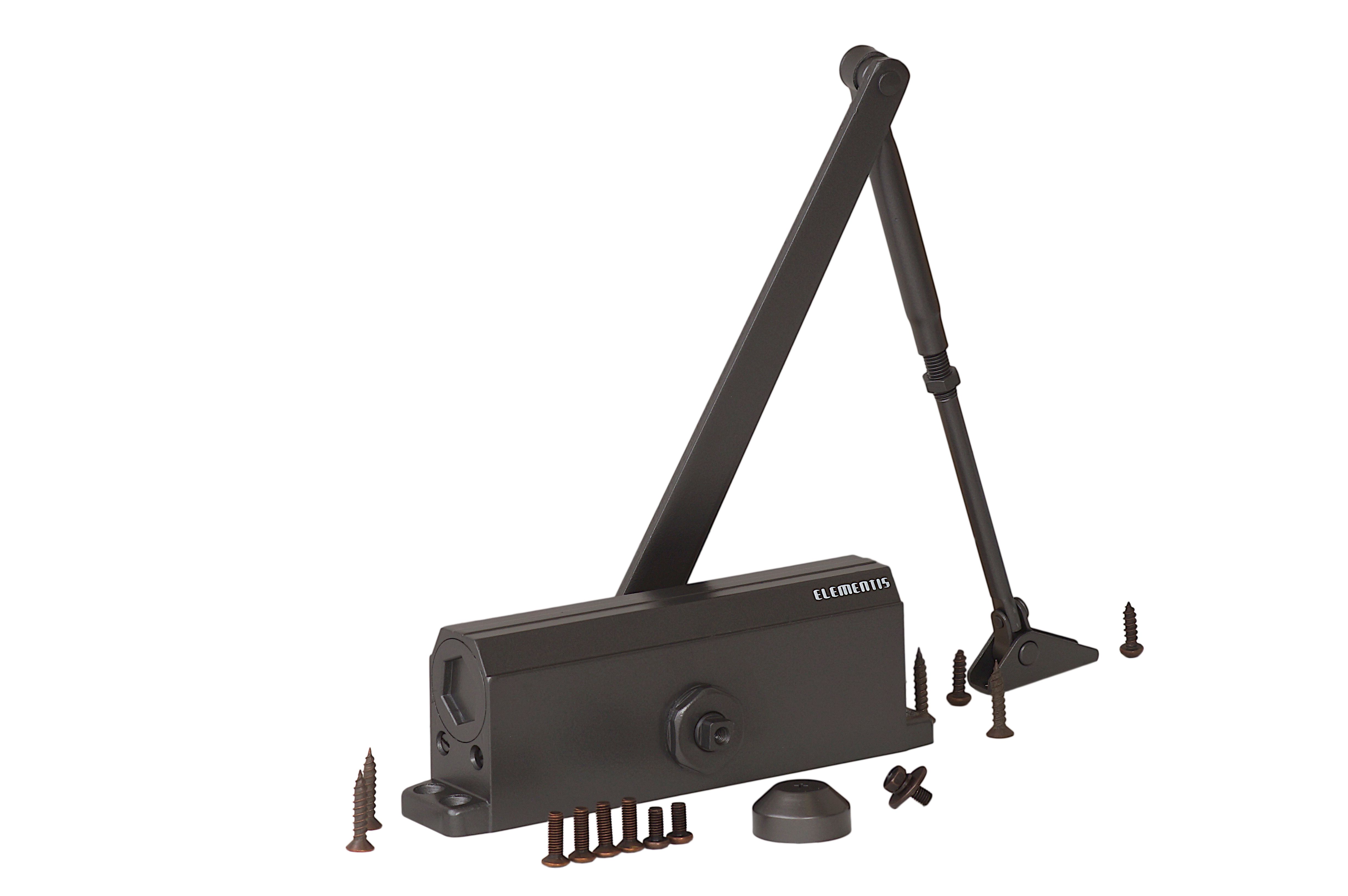 Доводчик Elementis 604, EN4 Коричневый RAL8019. Рис. 2