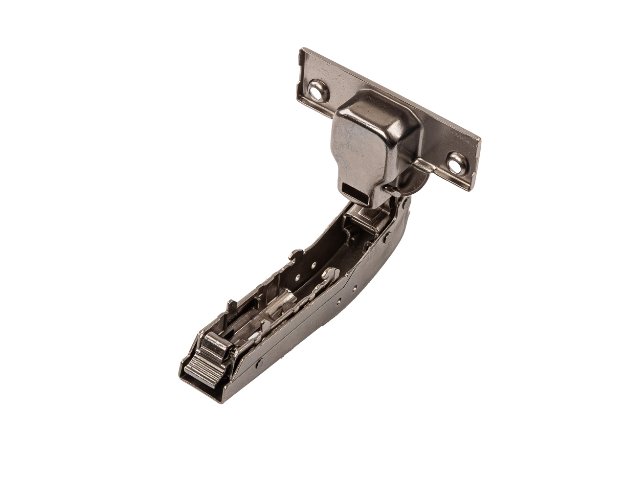 Петля для угловых дверей +90° Alphalux Titan Clip-On, без пружины, угол открывания 100°, 52 мм, чашка 35 мм, титан. Рис. 3